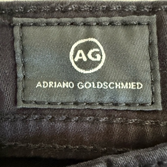AG Adriano Goldschmied The Ives Pants 30x32 Modern Athletic Black Stretch Denim - Picture 2 of 10